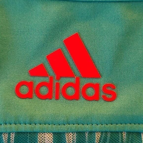 Adidas Womens Adizero Multicolor Athletic Cap Sleeve Top Large - Picture 10 of 12